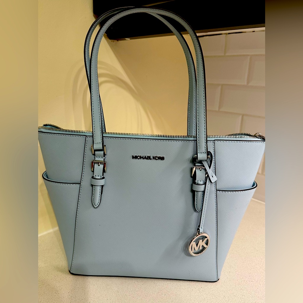 Michael Kors Pale Blue Handbag